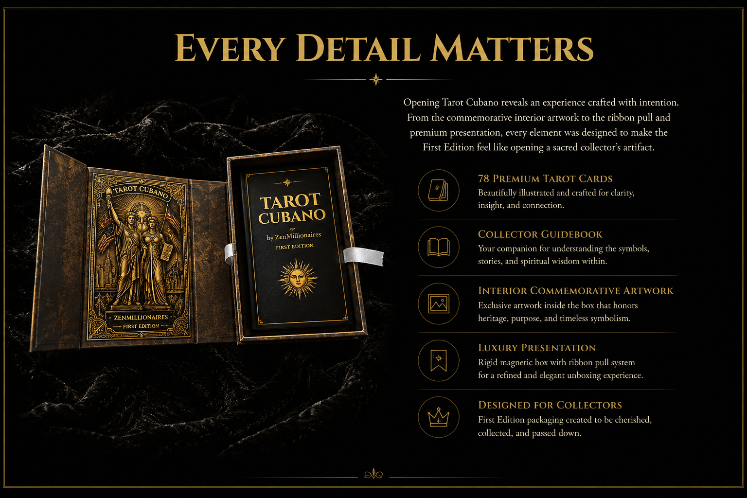 Tarot Cubano Collector Box Open