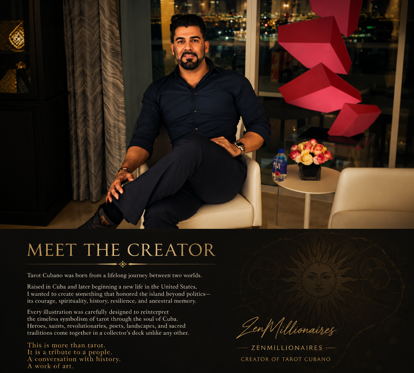 ZenMillionaires, creator of Tarot Cubano